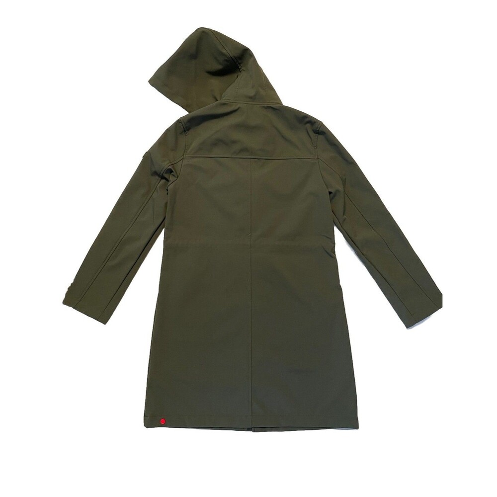 NWT - Hunter Hooded Water Resistant (Kate) Rain Coat Olive Green Sz S ($199.00) - Picture 11 of 16